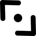 Diagonal line style vector icon which can easily modify or edit it for social media Royalty Free Stock Photo