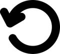 Undo line style vector icon which can easily modify or edit it for social media