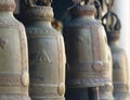 A Line of Temple Bells, Wat Phra That Doi Kham Temple, Chiang Mai, Thailand