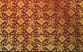 Line Thai, gold color tradition seamless pattern background