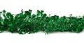 Line of a tinsel garland isolated Royalty Free Stock Photo