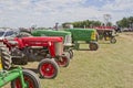 Line of Tractors Royalty Free Stock Photo