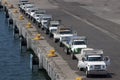 A line of trucks Royalty Free Stock Photo