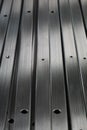 Line up metal slat Royalty Free Stock Photo