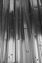 Line up metal slat Royalty Free Stock Photo