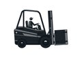 Modern counterbalance forklift Royalty Free Stock Photo