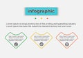 Line vector design template flow chart graphic. Planning infographic design business infographic template with 3 options. Creative