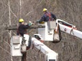 Line Workers Royalty Free Stock Photo