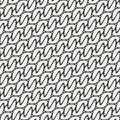 Line zigzag like a chain seamless abstract pattern monochrome or