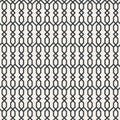 Line zigzag seamless abstract pattern monochrome or two colors v