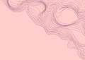 Linear abstraction. Background of smooth wavy lines