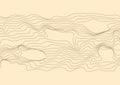 Linear abstraction. Background of smooth wavy lines
