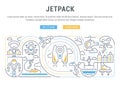 Linear Banner of Jetpack.