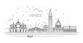 Venice city, illustration