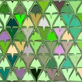 Linear card. Minimalism triangles mosaic background. Exotic wallpaper