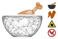 Linear Chicken Soup Vector Mesh