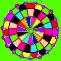 linear, colorful radials & x28;circles& x29; in manual images