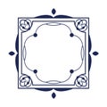 Linear frame or border vector backdrop. Decor.