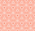 Linear geometric pattern, 50s wallpaper design