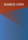Linear geometry poster background vector template. Minimalistic certificate backdrop.