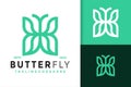 Linear Letter H Butterfly Logo Design, brand identity logos vector, modern logo, Logo Designs Vector Illustration Template Royalty Free Stock Photo