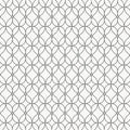 Linear pattern with thin curl lines and arcs. Monochrome abstract swatch. Decorative vector lattice.