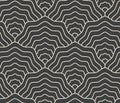 Linear scales seamless pattern, fish tail, mermaid tail