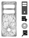 Linear Server Mainframe Vector Mesh