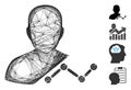 Linear User Analytics Vector Mesh
