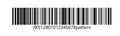Linear vector bar code template. Barcode pattern.