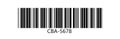 Linear vector bar code template. Barcode pattern.
