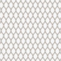 Linear wavy monochrome stylish geometric pattern, vector. Royalty Free Stock Photo