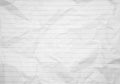 Lined crumpled white paper background image photo Royalty Free Stock Photo