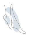 Lined Female Legs