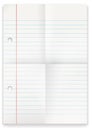 Lined Folded Paper Royalty Free Stock Photo