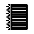 Lined Notebook Sheet Office Notes Icon Royalty Free Stock Photo