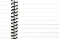 Lined notebook sheet Royalty Free Stock Photo