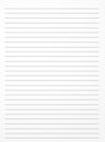 Lined notepaper background template Royalty Free Stock Photo