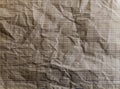 Lined paper crumpled texture - Rectangle squares Royalty Free Stock Photo
