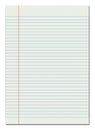 Lined paper red margin