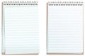 Lined ringbound notepads