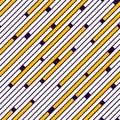 Lined seamless minimalistic pattern, vector minimal lines background.