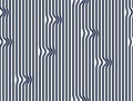 Lined seamless minimalistic pattern, vector minimal lines background.