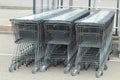 Lined shopping carts