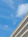 Lined urban background in the central district Madrid, Spain. Minimal lines of the buildings corner Royalty Free Stock Photo