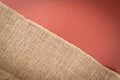 Canvas texture. Linen Natural organic brown Backdrop. Woven Material Beige background Royalty Free Stock Photo