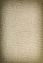 Linen canvas background textile texture vintage vignette Royalty Free Stock Photo