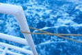 Linen cord for on a ship Royalty Free Stock Photo