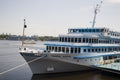 Liner named General Vatutin on the Dnipro river in Kiev city