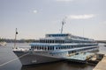 Liner named General Vatutin on the Dnipro river in Kiev city